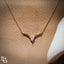 Marquise Cut Diamond Pendant Necklace, 0.15 CT Total Diamond Weight