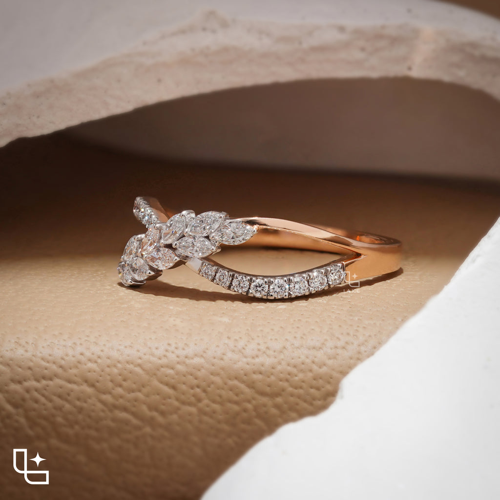 Round Halo Ring with Blue Accent Stones and Pavé Split Shank, 1.25 CT Total Diamond Weight