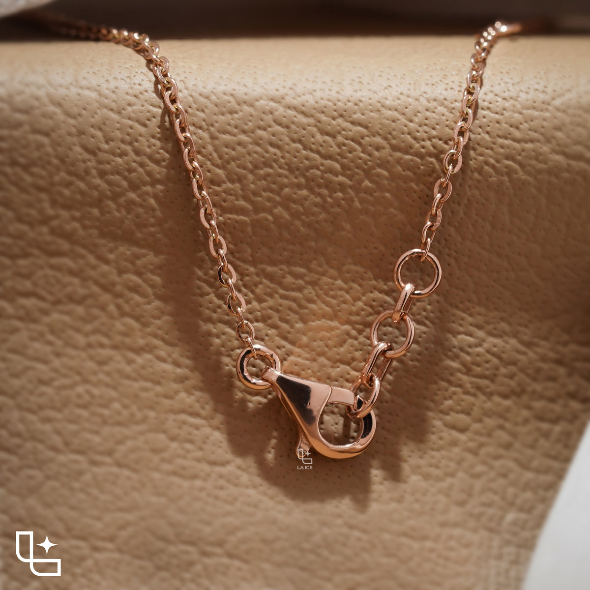 Heart & Oval Diamond Pendant Necklace – Rose Gold Diamond Necklace | Romantic Two-Stone Diamond Pendant for Women