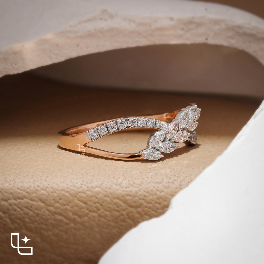 Round Halo Ring with Blue Accent Stones and Pavé Split Shank, 1.25 CT Total Diamond Weight