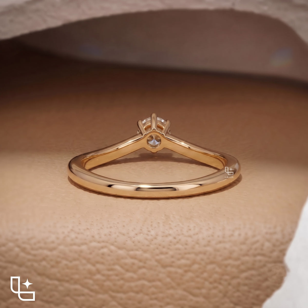 Infinity Twist Engagement Ring – 0.50 CT Total Diamond Weight